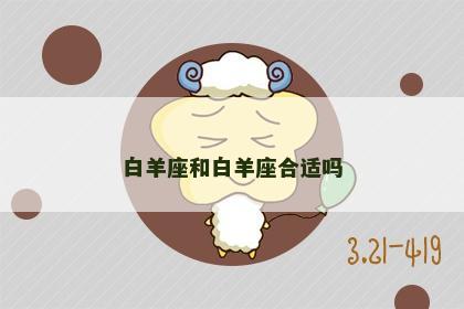 白羊座和白羊座合适吗