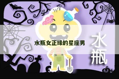 水瓶女正缘的星座男