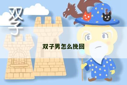 双子男怎么挽回