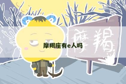 摩羯座有e人吗