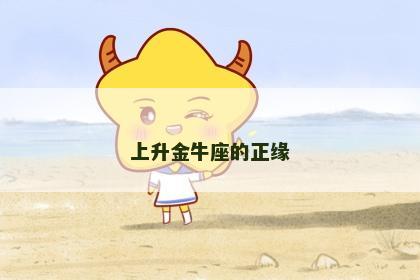 上升金牛座的正缘