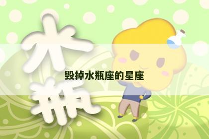 毁掉水瓶座的星座