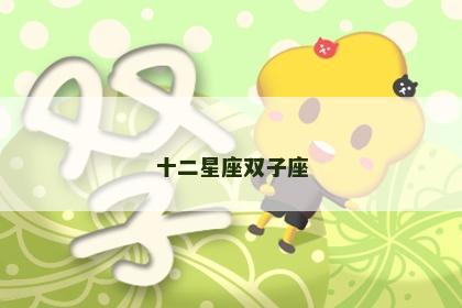 十二星座双子座