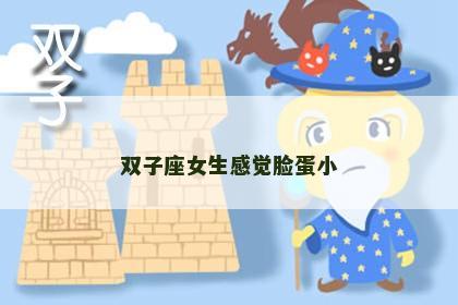 双子座女生感觉脸蛋小